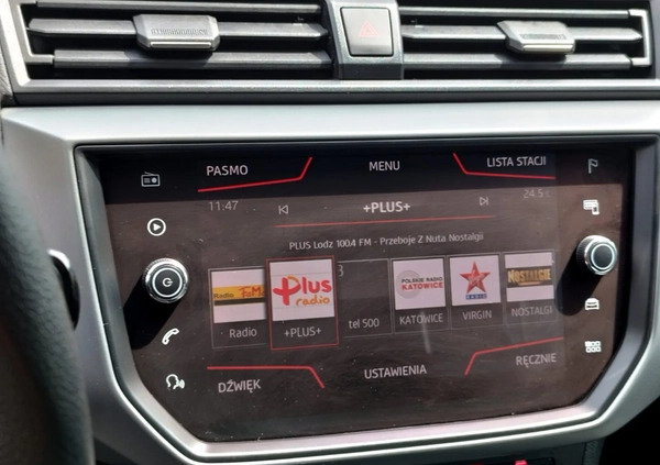 Seat Ibiza cena 49900 przebieg: 54000, rok produkcji 2017 z Sulejów małe 436